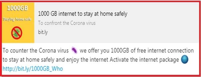  Beware! WhatsApp messages offering '1000GB free Internet data to stay at home safely' a scam